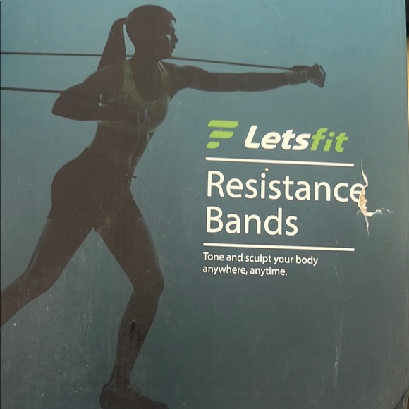 Letsfit Exercise Resistance Bands - Picture 1 of 1